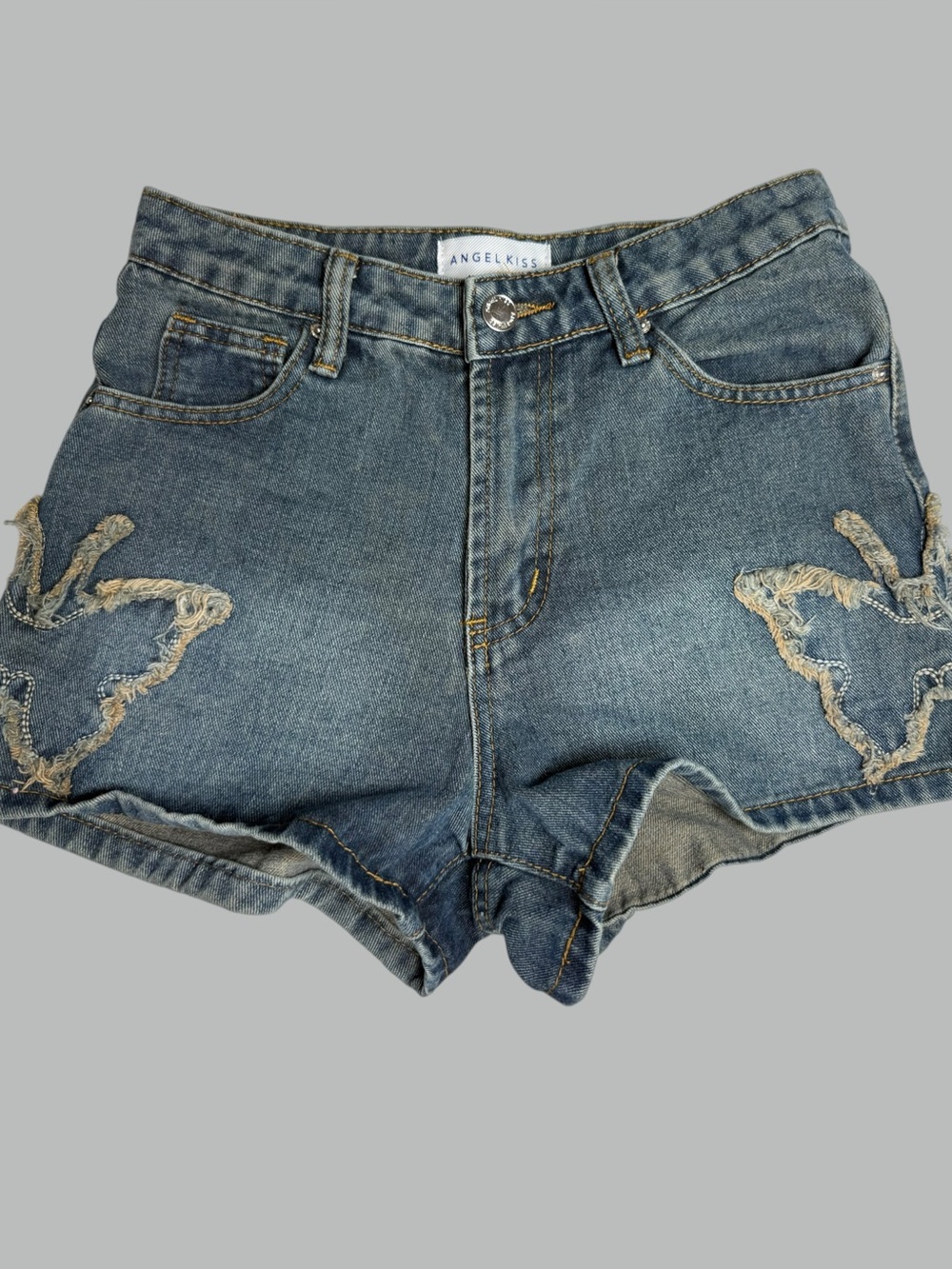 Angel Kiss Denim Butterfly Shorts 0/24